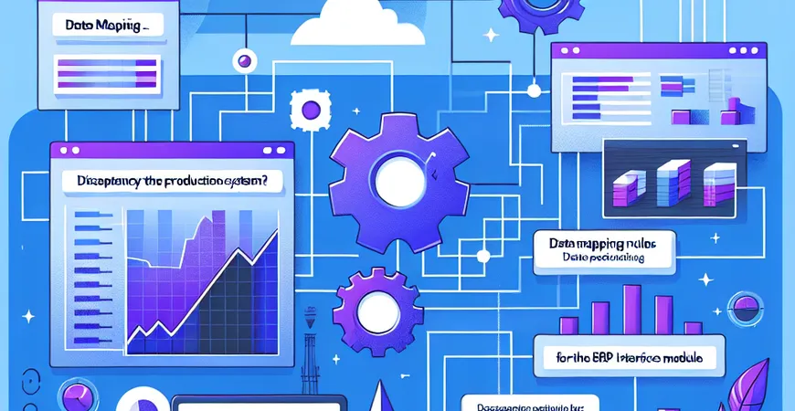  生产系统不同步？ERP接口模块的数据映射规则  